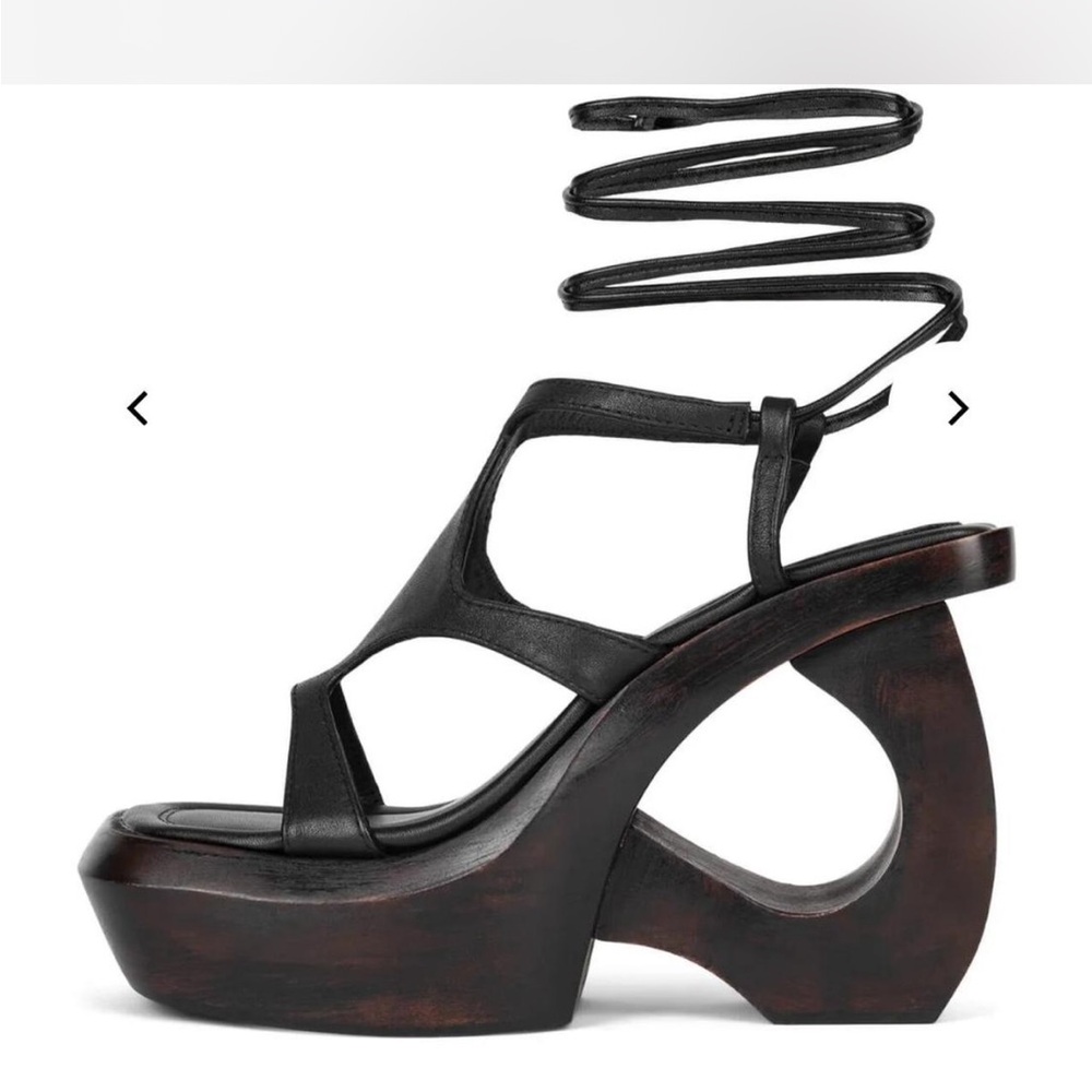 Black Strappy Women's Sandals